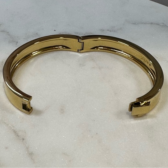 J Crew - Goldtoned Hinge Bangle Bracelet - Picture 7 of 15
